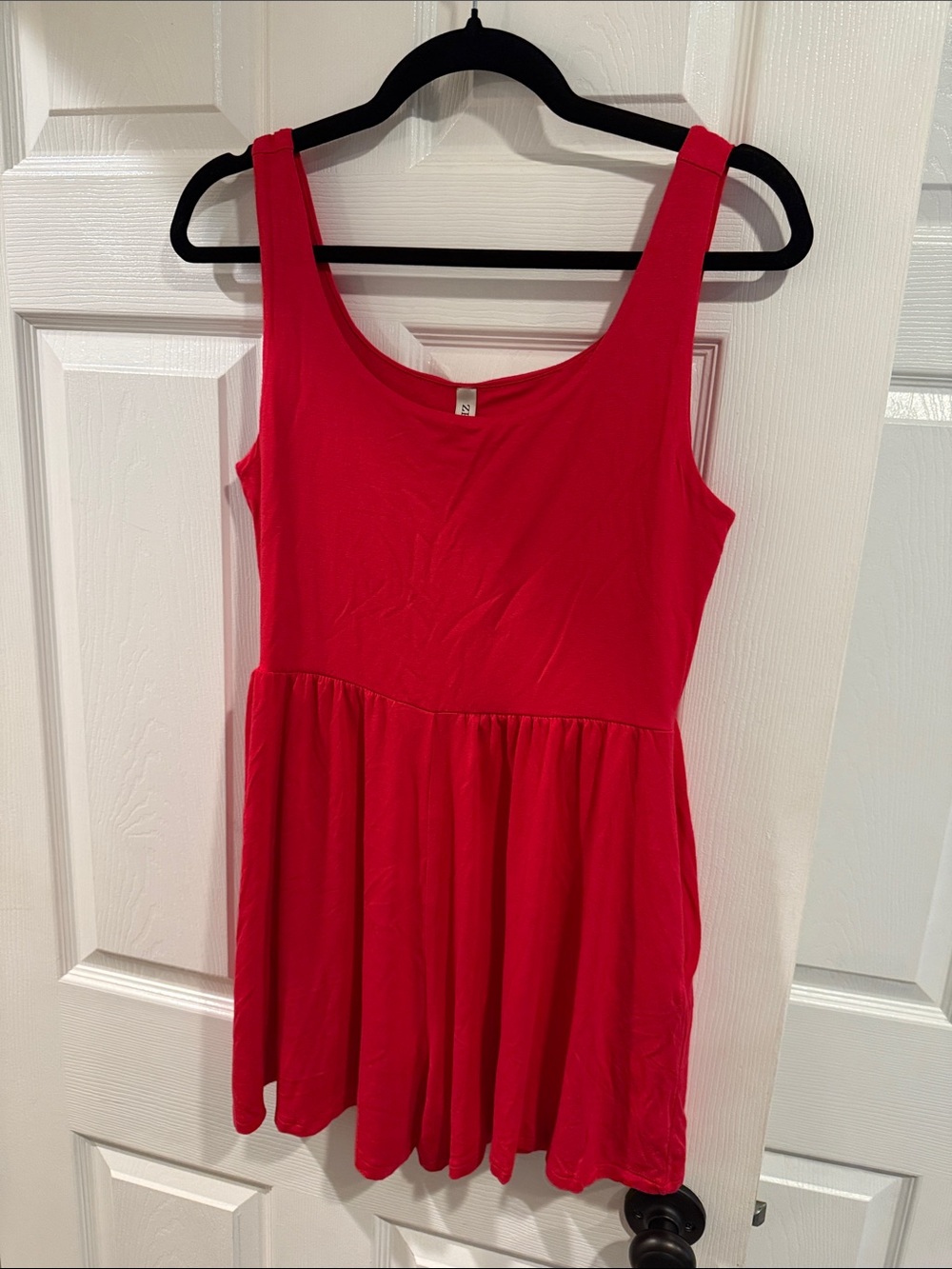 Red Sleeveless Romper Dress - Brand Unknown